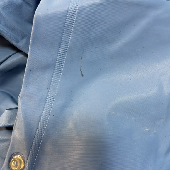 Ozark Trail Hooded Rain Suit 2pc Jacket & Pants Women’s Large Blue 100% PVC - Picture 9 of 10